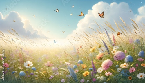  Butterfly Meadow in Bloom