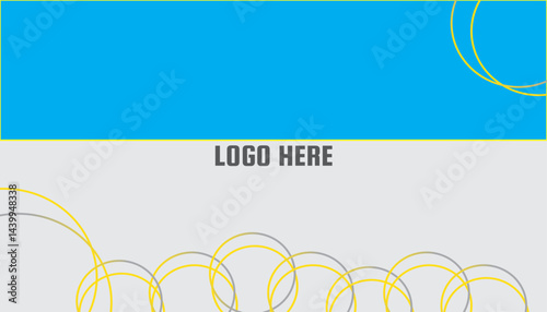 Set of modern Double-sided creative business card vector design