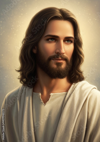 Radiant Portrait of Jesus C...