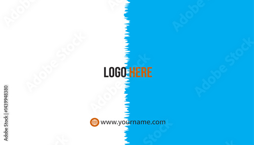 Set of modern Double-sided creative business card vector design