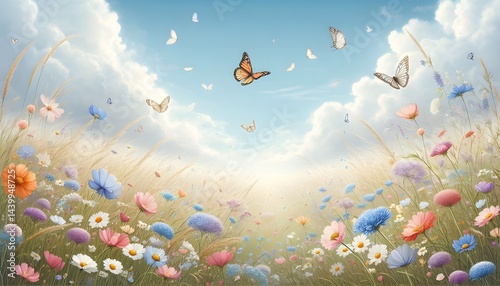  Butterfly Meadow in Bloom