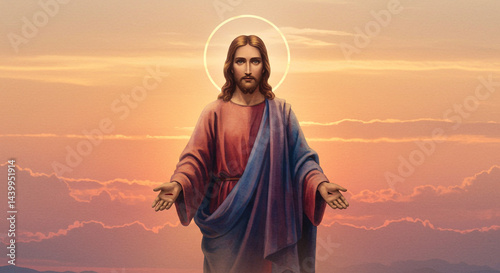 Jesus Christ with Open Arms...