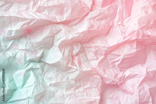 Wallpaper Mural Textured paper with pastel shades of pink and mint green. Torontodigital.ca