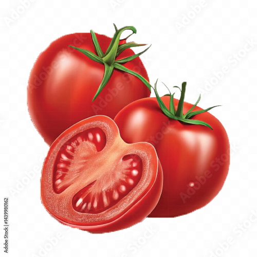 realistic 3d red tomato juice or ketchup sauce splashes isolated on transparent background