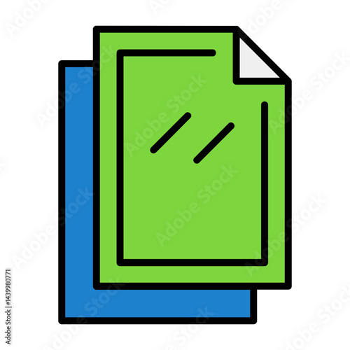 Copy Document Filled Icon
