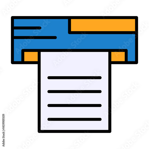 Print Filled Icon