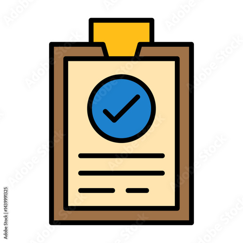 Survey Filled Icon