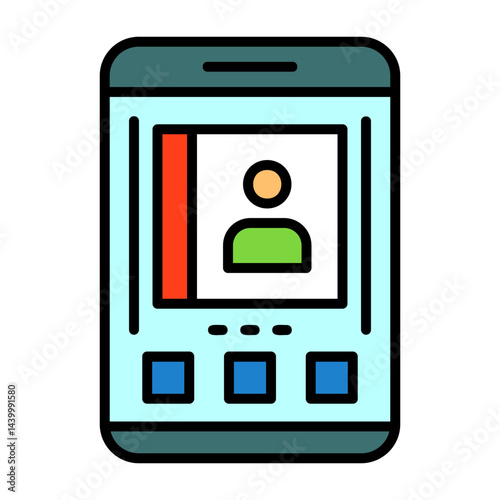 Contacts Filled Icon
