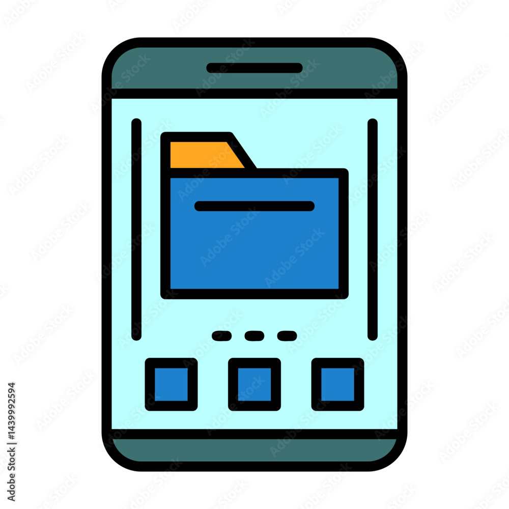 Folder Filled Icon Folder Filled Icon