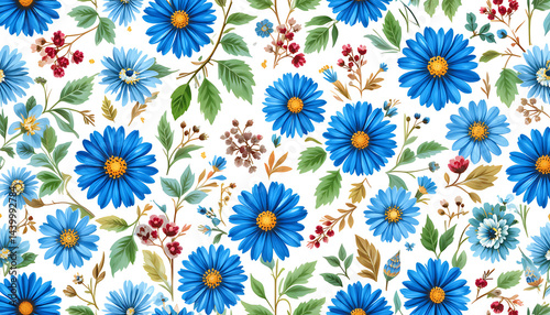 Soft pastel floral illustration featuring blooming flowers on a white background. Perfect for spring designs, wedding invites, or nature-inspired projects.