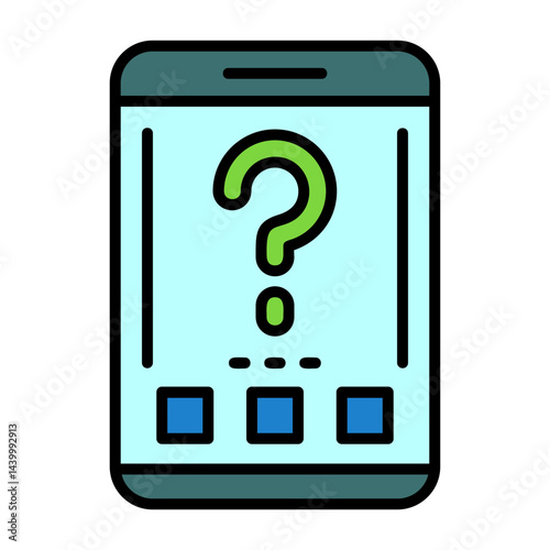 Question mark Filled Icon