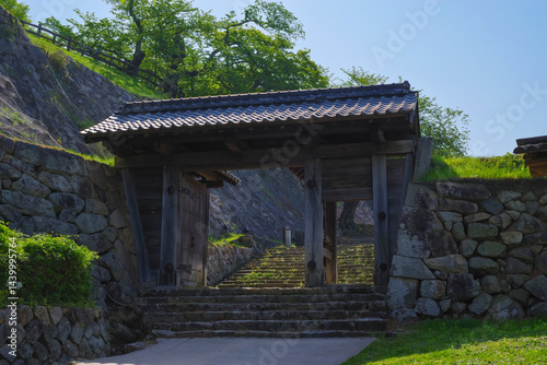 鳥取城の中仕切門