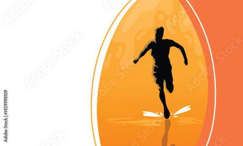 Athlete Day Celebration Background Illustration vector, 
Perfect for promoting sporting events, athlete recognition, fitness campaigns, and motivational sports-related projects