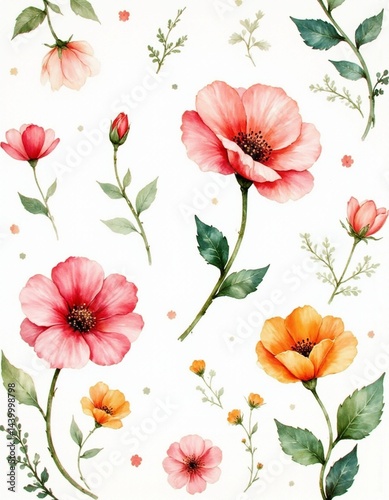 Vintage Floral Pattern Design