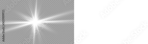 PNG transparent sunlight special lens flare light effect. Stock royalty free PNG image