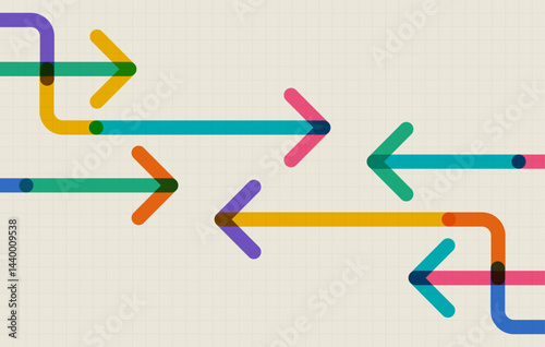 Abstract arrow direction. Business investment to success. financial data graph strategy. Technology background. High speed.