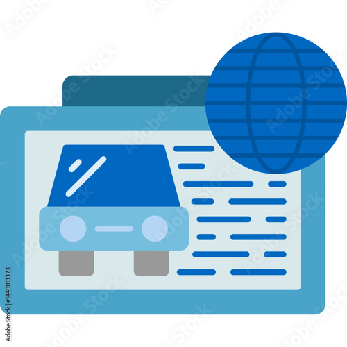 International Driving Permit Icon