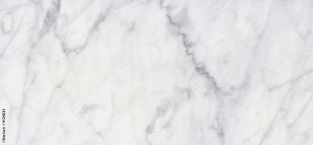 White marble background or texture and copy space, horizontal shape with space for design. Web banner. Wide. Panoramic. Website header