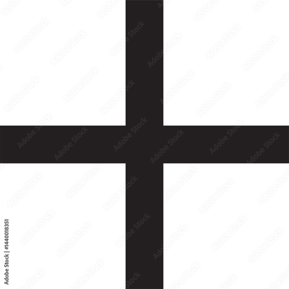 A white cross on a black backdrop evokes a strong religious symbol of faith and spirituality, often representing the Christian crucifix and the holy beliefs of the church