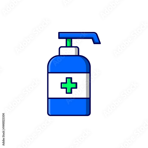 liquid soap vector icon illustration isolated on white background