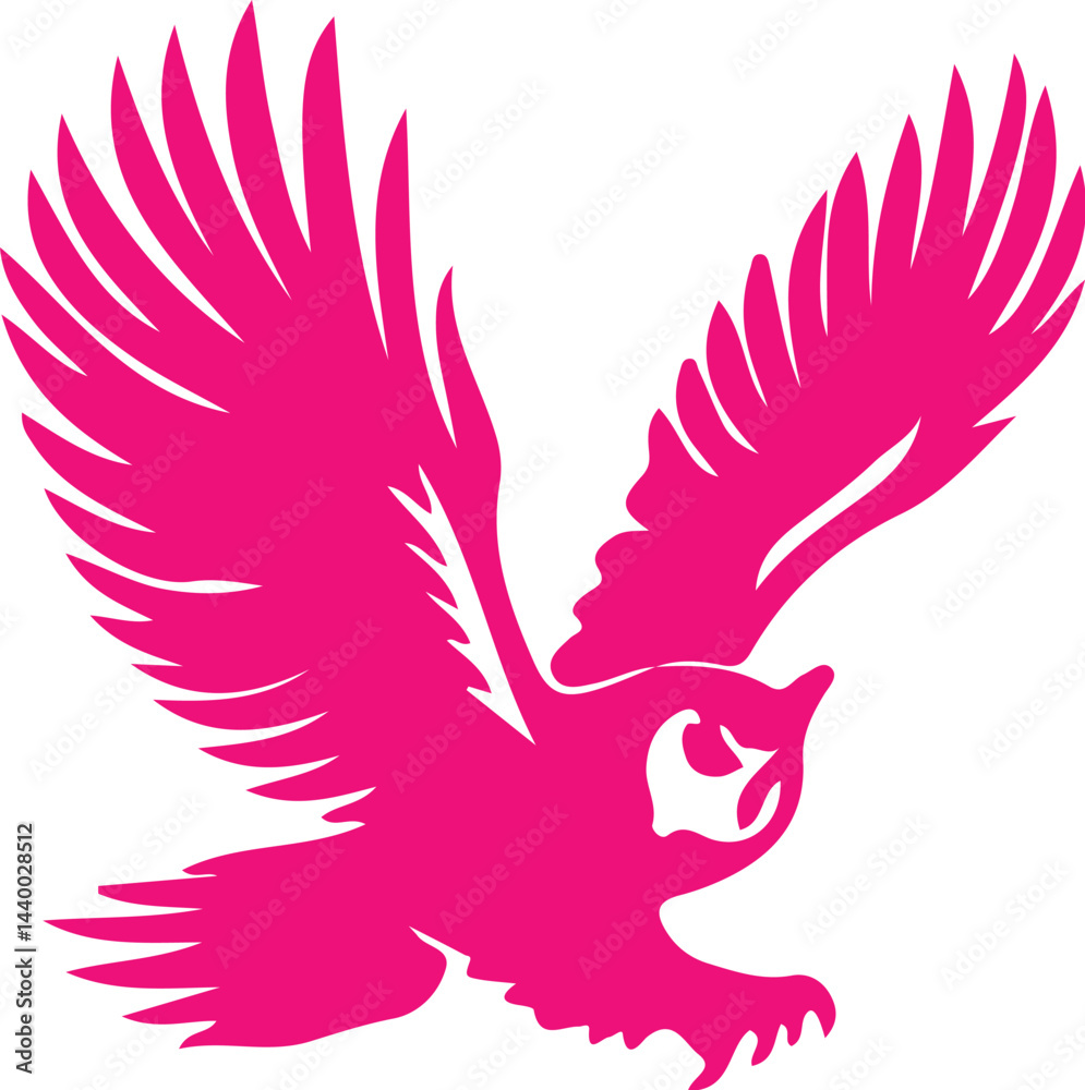 Obraz premium Owl simple icon. Vector ICON all icon Viktor