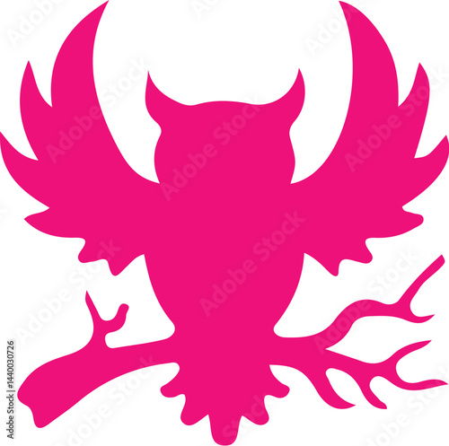 Owl simple icon. Vector ICON all icon Viktor 