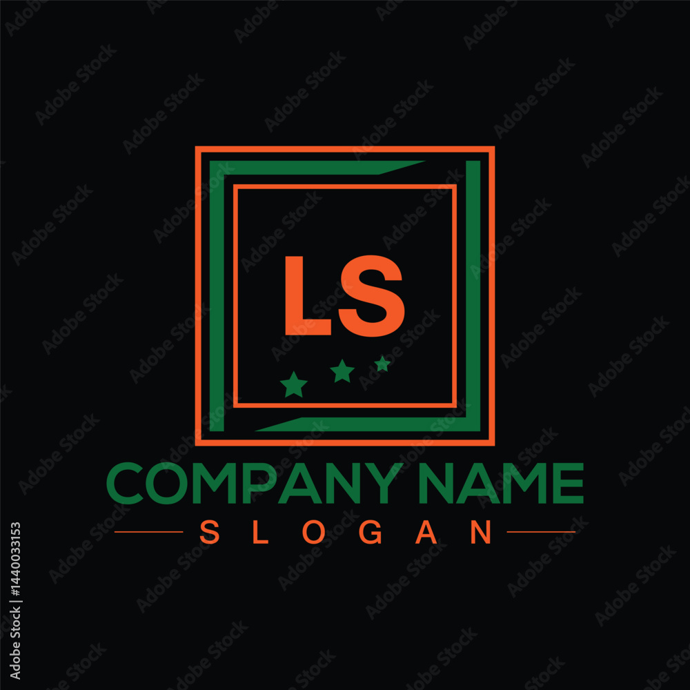 Fototapeta premium Abstract logo design background template