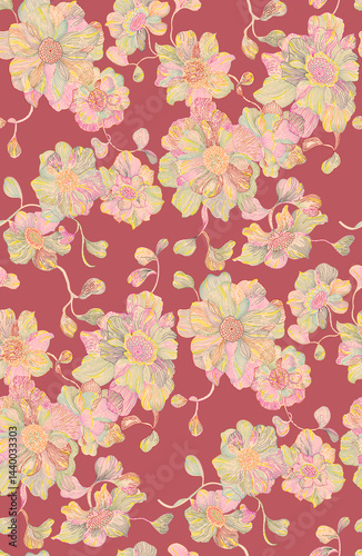 Wallpaper Mural new allover creation design pattern Torontodigital.ca