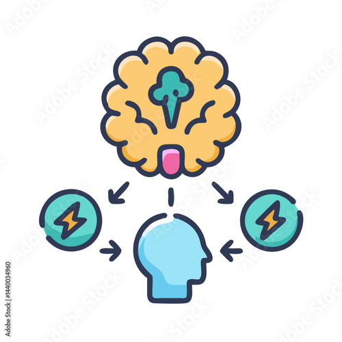 Brainstorming and Brain Power: Generating Ideas and Unleashing Creativity Concept