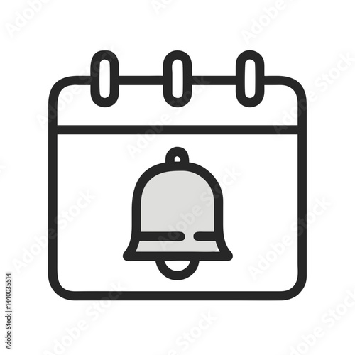 Calendar Notification Icon: Reminder, Appointment, and Schedule Notification Symbol