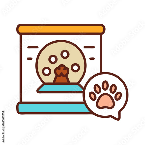 Pet Food Labeling and Information Icon: Easy Pet Nutrition Guidance