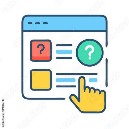 Help and Support Page - Online Assistance, FAQ, Information Website, Touch Interface