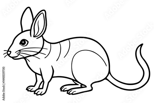 Elegant Jerboa Sketch