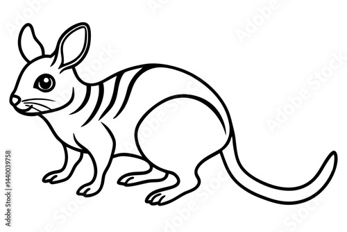 Elegant Jerboa Sketch