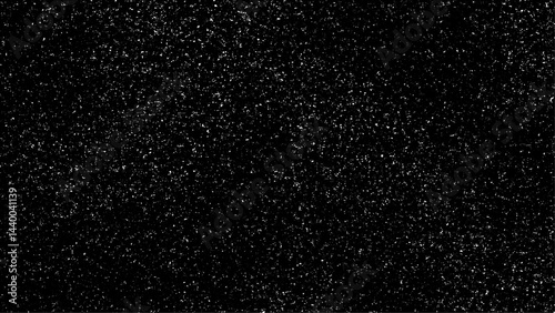 Dark texture with white noise from dust and small fragments, seamless coarse gritty film grain texture photo overlay, white noise gritty sandy grunge textured and background