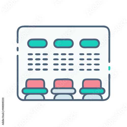Automated Dispenser Machine Vector Illustration, Pharmaceutical and Medical Equipment Concept