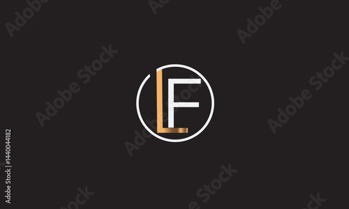 LF, FL , F , L , Abstract Letters Logo Monogram