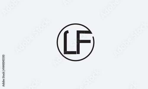 LF, FL , F , L , Abstract Letters Logo Monogram