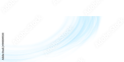 Air flow Isolated PNG and vector isolated. Effect of winter air and wind stream waves effect in blue color.