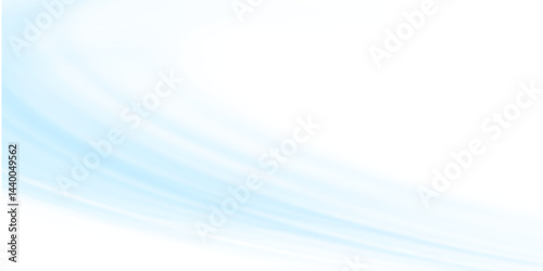 Air flow Isolated PNG and vector isolated. Effect of winter air and wind stream waves effect in blue color. photo