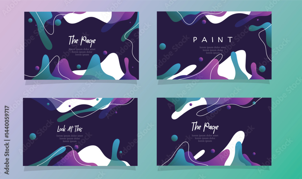 Colorful Abstract Art Paint Pattern Tiles Colorful Abstract Art Paint Pattern Tiles