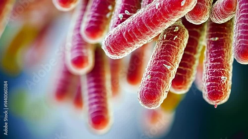 Discovering vibrant microscopic life under the sea at an underwater ecosystem Generative AI