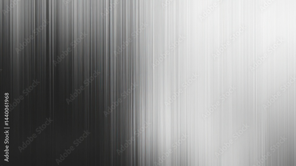 Fototapeta premium A minimalistic grey gradient fading from silver to dark grey