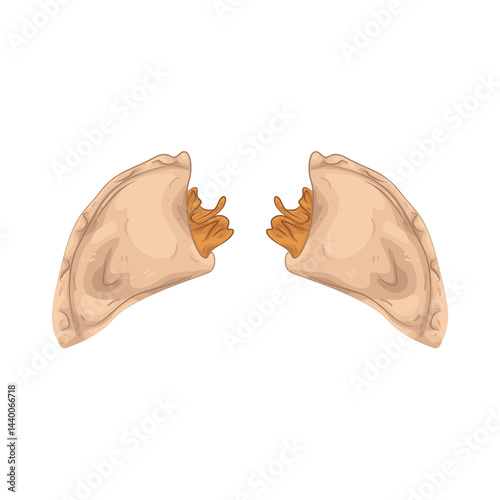 Illustration of Chicken Empanada