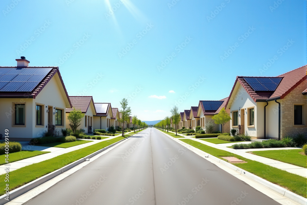 a photo of solar panels on house roof. a photo of solar panels on house roof.
