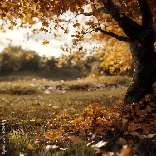 Autumn Forest Path Falling Leaves Scenic Nature Landscape, autumn, forest, path, leaves, falling, scenic, nature, landscape, trees, colorful