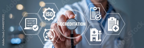 Healthcare accreditation process with digital interface
