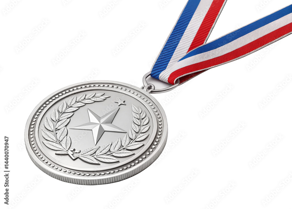 Silver Medal isolated on a transparent background. Silver Medal isolated on a transparent background.