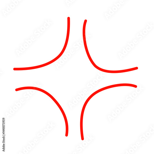 Anime Merah Marah Symbol 