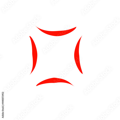 Anime Merah Marah Symbol 